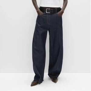 Tibi Indigo Denim Sid Jean Short